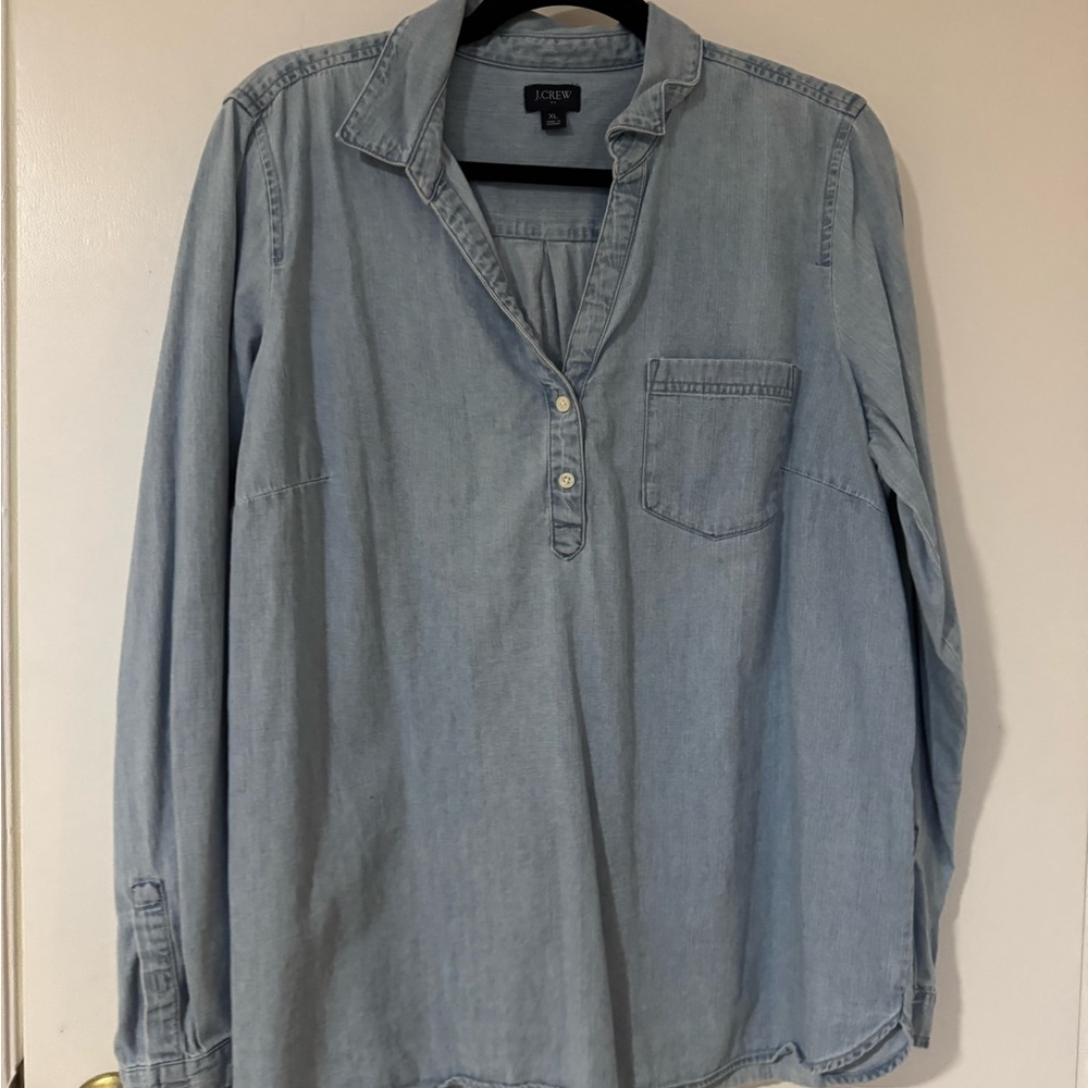 J. Crew Sky Blue Casual Shirt